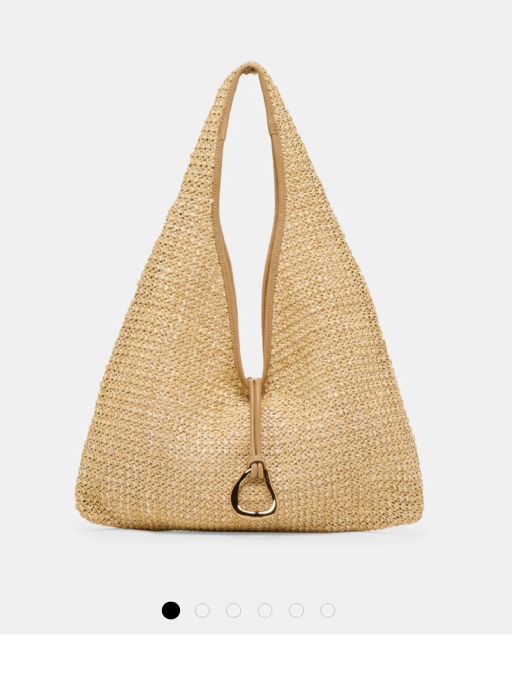 Missie Tote Natural Raffia